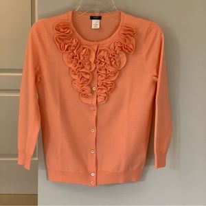 J Crew cardigan sweater with floral detail